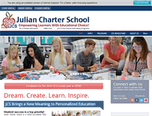 Tablet Screenshot of juliancharterschool.org